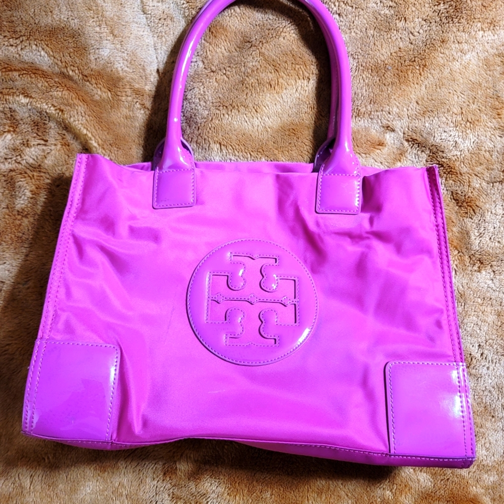 Tory Burch Ella Nylon Tote - fuschia pink